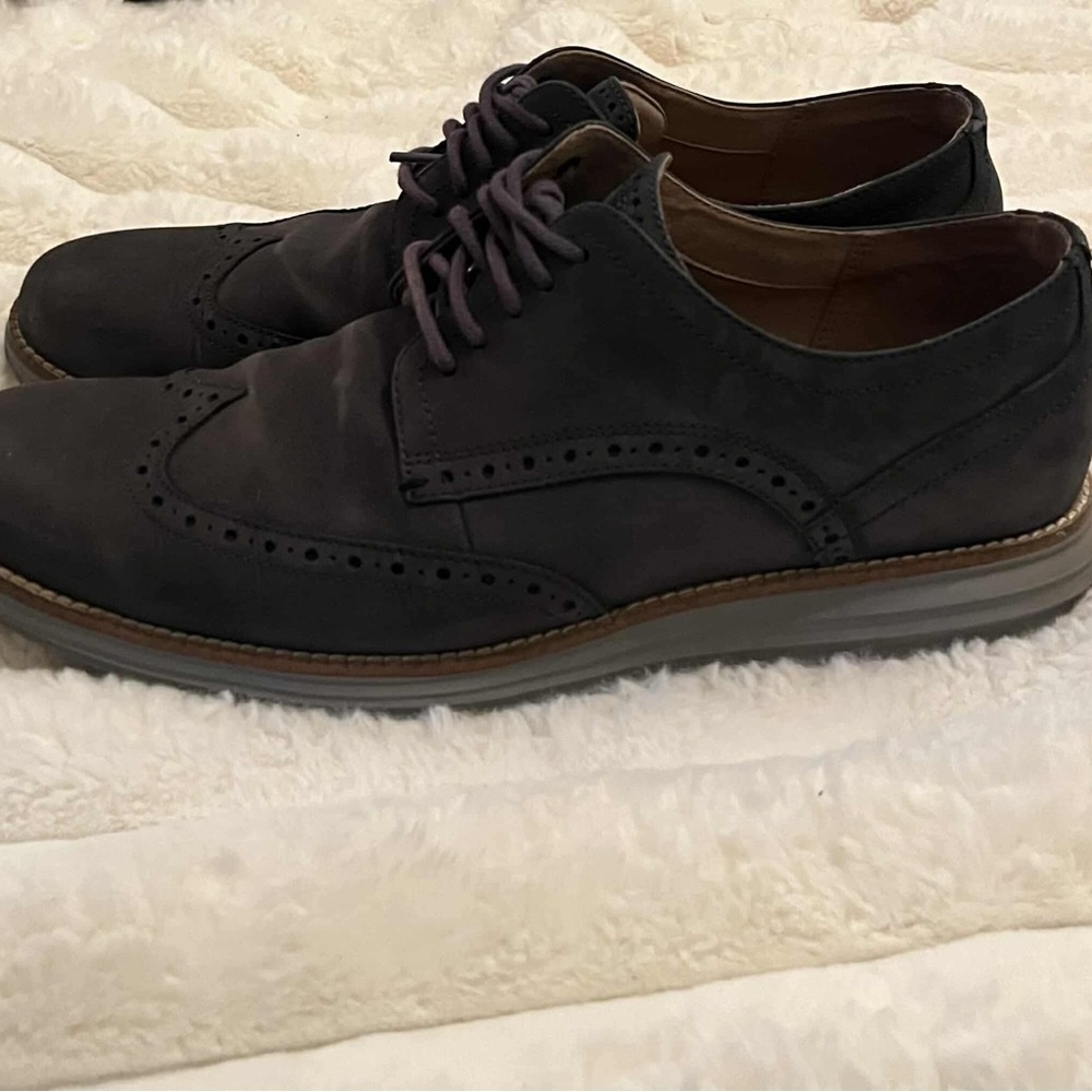 Men's Blue & Gray  Cole Haan Original Grand Shoes